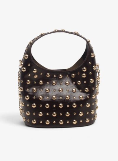 Bella Studs Bag Chocolat